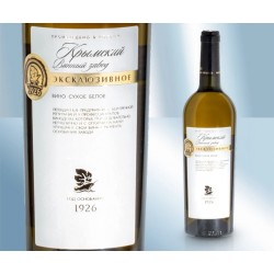 Вино Крымское "Эксклюзивное" белое, сухое, 10,8%, 750мл